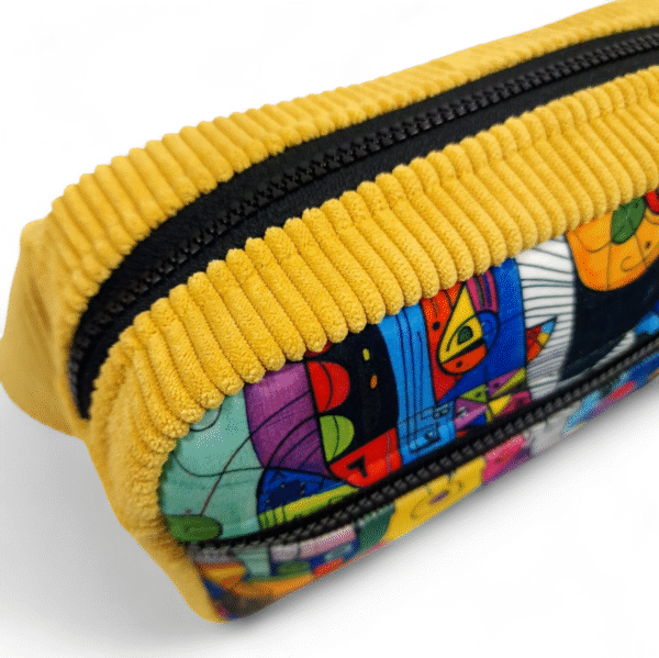 Nerka Sztruks/Welur Yellow + Cubist - obrazek 2
