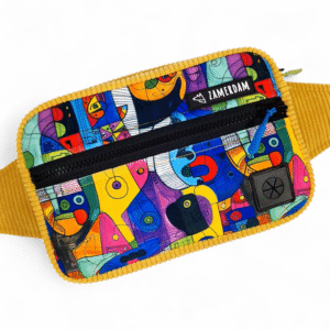 Nerka Sztruks/Welur Yellow + Cubist