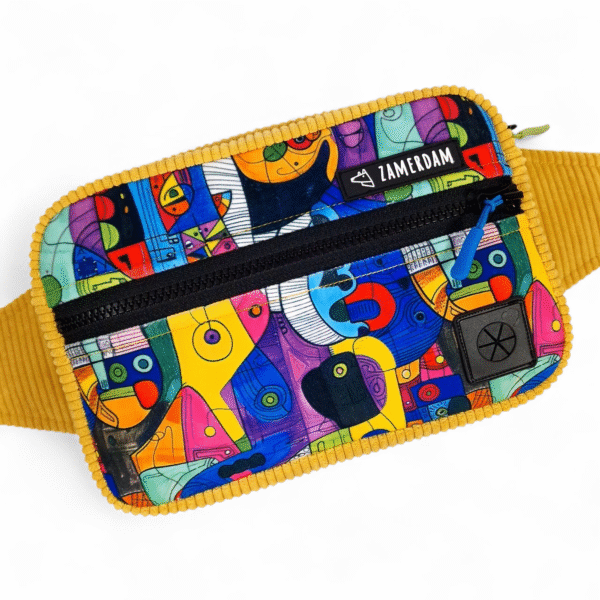 Nerka Sztruks/Welur Yellow + Cubist