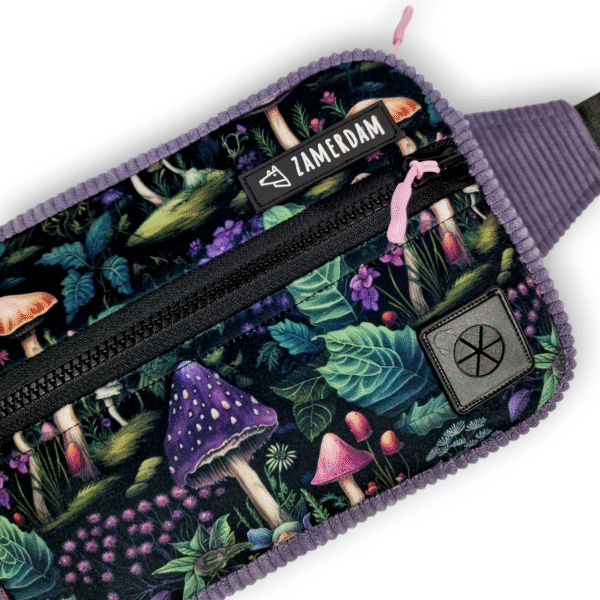Nerka Sztruks/Welur Purple + Magic Forest. - obrazek 2