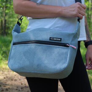 Torba Spacerowa Sztruks Crossbody Sky.