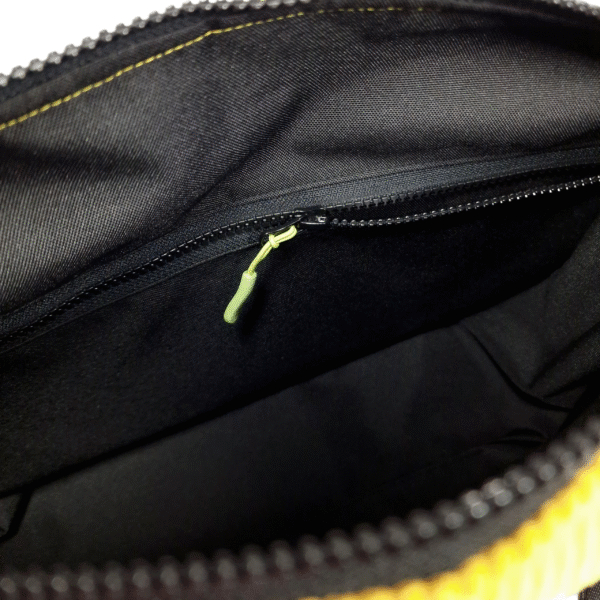 Torba Spacerowa Sztruks Crossbody Black. - obrazek 3