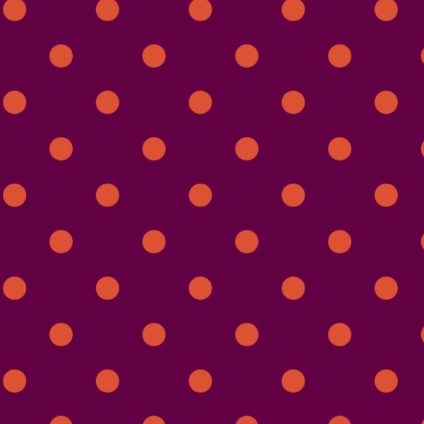 Saszetka treningowa Kropki Bordo Pomarańcz